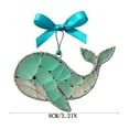 thumbnail image 2 of chaungfeng Handmade Sea Glass Ornament, Coastal Christmas Tree Hanging Decor, Memorial Hanging Decoration, Gift for Beach Lovers (Whale), 2 of 7