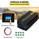 thumbnail image 5 of Inversor de corriente VEVOR 2000W de onda sinusoidal modificada DC 12V a AC 120V, 5 of 8