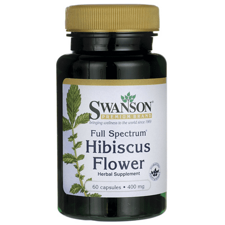 Swanson Full Spectrum Hibiscus Flower 400 mg 60
