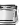 thumbnail image 4 of Charola O Inserto De Acero Inoxidable medida 32x22x4.8cm Contenedor para mantener caliente la comida en el buffet. También se puede usar para hornear alimentos, 4 of 5