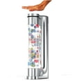 thumbnail image 6 of Drinkpod Soda Maker, Fizzy Sparkling Water & Fizzpod Soda Maker with Three 1L Bottles, 3 Caps, 1 Fizz Infuser & Manual, Model DPFZPOD1K-SLVR-CRM - Color Silver Chrome, 6 of 8