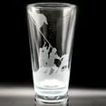 thumbnail image 1 of IWO JIMA FLAG RAISING Engraved 16oz Pint Glass | Great USA Patriotic Military Beer Etched Drinking Gift Idea!, 1 of 3