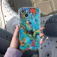 thumbnail image 5 of Turtle in Space Case for iPhone 13 Mini,Aesthetic Art Design Pattern Soft Full TPU Bumper Cover, 5 of 5