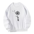 thumbnail image 3 of Sudadera para mujer, ropa deportiva, cuello redondo, sudadera, camisa, trajes, jersey, Tops para otoño, viajes, desplazamientos, vacaciones, caminar , S S, 3 of 8