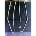 thumbnail image 3 of 925 Sterling Silver 1.5mm Spiga Wheat Chain Necklace -Italy 16"-30" NEW - Italy, 3 of 9