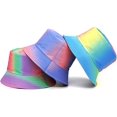 thumbnail image 2 of CoCopeaunts Women Bucket Hat Rainbow Summer Sun Protection New Men Reversible Fisherman Hat Vacation Travel Stage Performance, 2 of 8