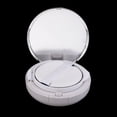 thumbnail image 3 of Caja de Maquillaje Portátil Yinane con Cojín de Aire Puff Contenedor de Polvo Plata, 3 of 8