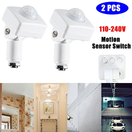 

HAOAN Motion Sensor Outdoor Switch PIR Light Beam Sensing Switch with Relay Output Infrared Motion Activated Switch Replacement Detector for Wall Light Solar Security Lights Alarm