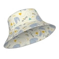 thumbnail image 3 of PAYOHTO Baby Elephant Pattern Bucket Hats for Women Men, Beach Summer Outdoor Fisherman Hat for Boy Girl, 3 of 8