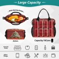 thumbnail image 4 of Large Insulated Lunch Bags for Women Men Leakproof Thermal Meal Lunch Tote Bag for Office Work Picnic Travel 3d Christmas Tree 9L, 4 of 6