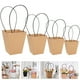 thumbnail image 2 of KAKOWELY 4 bolsas de papel kraft para ramos de flores con asa, bolsas de embalaje para floristería, bolsas de mano para ramos de bricolaje, 2 of 4