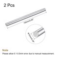 thumbnail image 2 of Uxcell 10mm Diameter 150mm Length Carbon Steel Rod Hard Shaft Solid Round Rod 2pack, 2 of 5