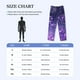 thumbnail image 4 of Fotbe Purple Bubble Abstract Art Pantalones de Pijama para Hombre, Pantalones de Dormir, Pantalones de Casa con Cintura Ajustable y Bolsillos-3X-Large, 4 of 6