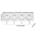 thumbnail image 3 of Ice Pop Silicone Ice Cream Mold 4 Piece Ice Pop Ice Cream Maker, 3 of 6