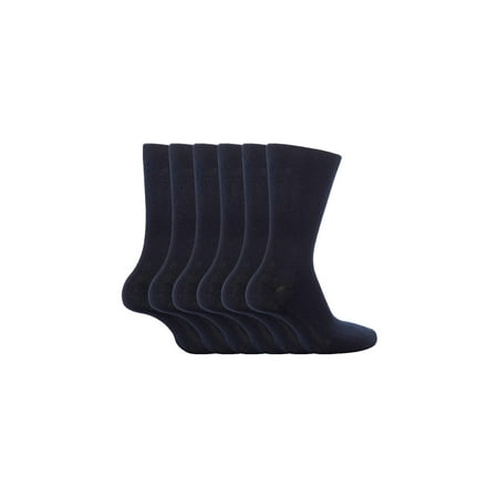 

6 Multipack Childrens Plain School Socks | Boys & Girls | 3 Sizes | Cotton Rich Socks