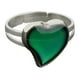 thumbnail image 5 of Anillo de Cambio de Color Jinwen Chapado En Plata Con Corazón, 5 of 8