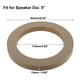 thumbnail image 3 of Unique Bargains 8 piezas universales de 5 pulgadas altavoz subwoofer montaje anillos espaciadores madera maciza beige, 3 of 6