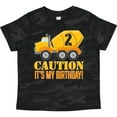 thumbnail image 3 of Inktastic 2nd Birthday Construction Truck, Cement Mixer 2 Years Old Boys or Girls Toddler T-Shirt, 3 of 5