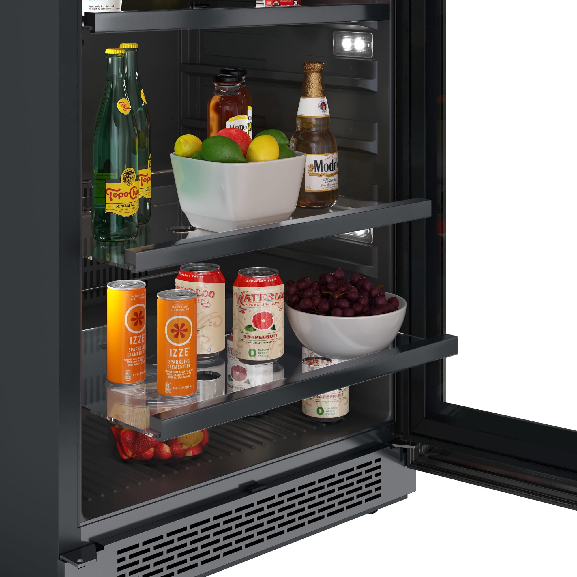 Avallon Abr242lh 24" Wide 140 Can Energy Efficient Beverage Center - Stainless Steel