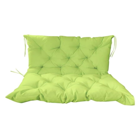 Swing Cushion, Outdoor Bench Pad, Seater Reliable Replacement Bench Cushions Porch, Swing Chair Cushion Furniture Pad for Garden Lawn Patio Green and S