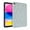 Grey, variant on ELEHOLD Soft Case for iPad 10th Generation 10.9" 2022, with Ripple Design Slim Lightweight Shockproof Anti-Scratch Case for iPad 10th Gen 10.9 inch,Black