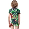thumbnail image 3 of Suicide Squad Boys 2-Piece Swimsuit Set, Short Sleeve Rash Guard & Swim Trunks, 3 of 7