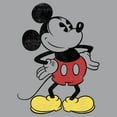 thumbnail image 2 of Men's Mickey & Friends Classic Mickey Distressed Sweatshirt Athletic Heather X Large, 2 of 4