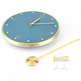 thumbnail image 2 of Simple Modern Swing Clock with Pendulum Wall Clock Decor for Home Office DecorationBlue, 2 of 14