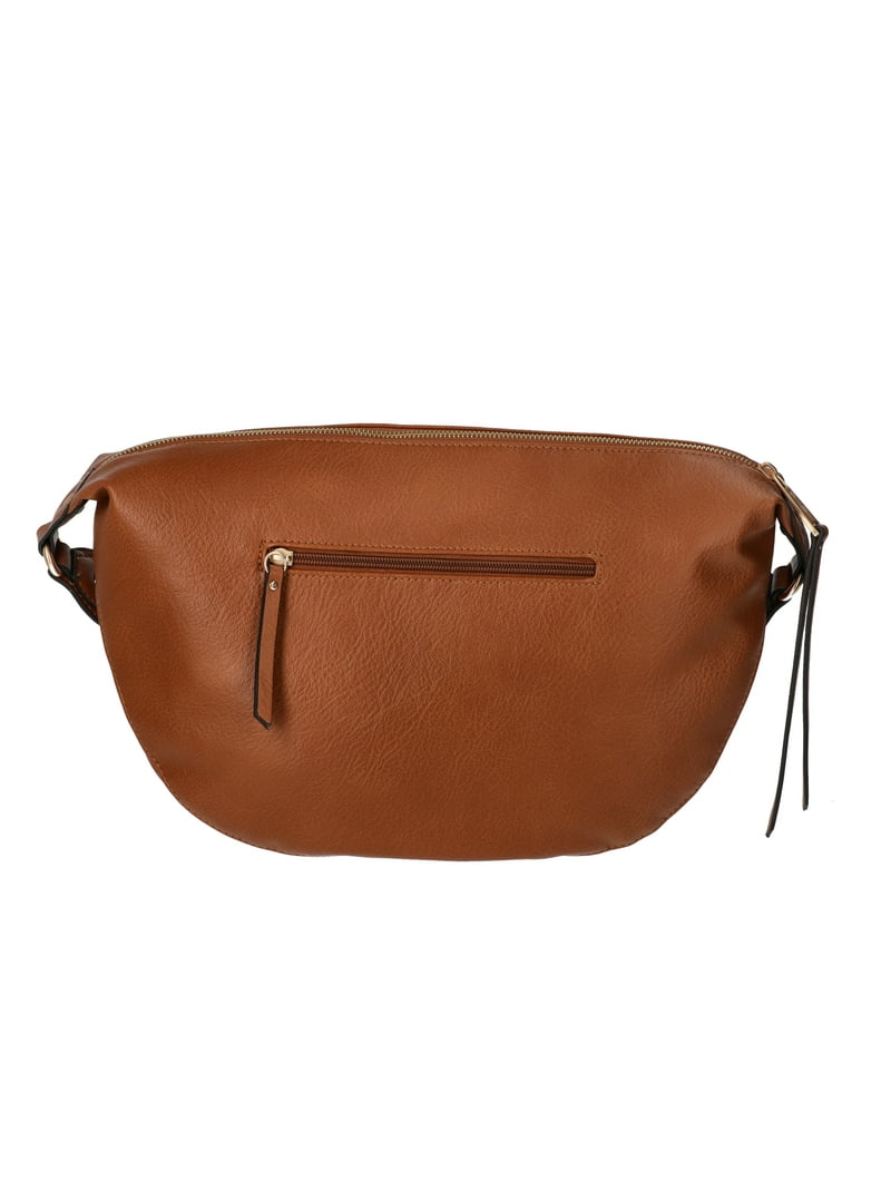 Jessica Simpson Women's Cassidy Crossbody Handbag, Cognac