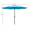 thumbnail image 4 of Abble 11FT Outdoor Patio Umbrella with Crank Handle, Market Umbrella with 8 Sturdy Umbrella Ribs, Waterproof for Garden Deck Backyard Pool, Navy, 4 of 4