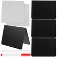 thumbnail image 3 of NICEXMAS 1 Set Mini Tabletop Chalkboard Sign Black Plastic Cloth Price Label Memo Board for Parties Restaurants, 3 of 8