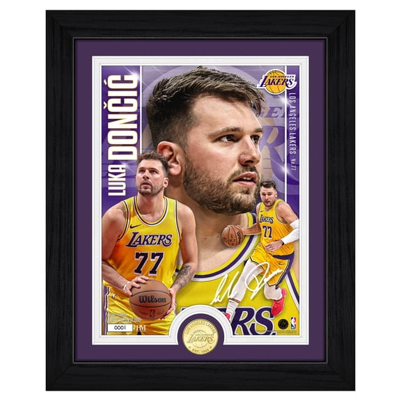 Highland Mint Luka Don-i- Los Angeles Lakers Limited Edition Artist Proof Bronze Coin Photo Mint