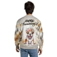 thumbnail image 5 of Happy Anniversary Bulldog Celebrates Wedding Love Family Party All Over Print 3D Sweatshirt Unisex Merch Dog Lover Gifts Idea - 01015, 5 of 6