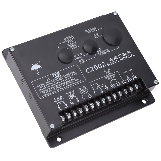 Controlador de velocidad del generador diésel, controlador de velocidad del generador, controlador de velocidad del generador único, placa de control de velocidad del gobernador, diseño elevado