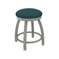 thumbnail image 1 of 802 Misha 18" Swivel Vanity Stool with Anodized Nickel Finish and Graph Tidal Seat, 1 of 1