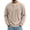 29-Khaki, variant on Mens Casual Corduroy Shirt Henley Long Sleeve Button Pullover Relaxed Fit Textured Sweatshirt Chest Pocket for Travel Work