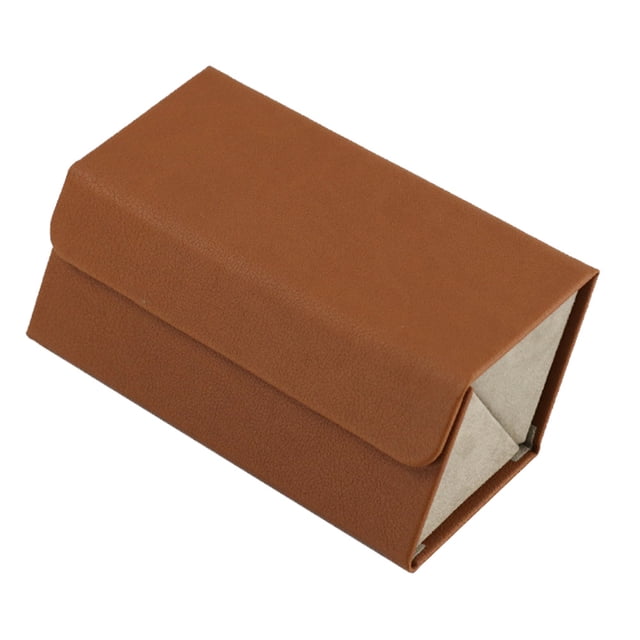 Estuche de viaje para gafas de sol, organizador portátil de gafas con 2 ranuras para almacenamiento y exhibición, Estuche De Viaje de almacenamiento con soporte para gafas