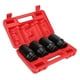 thumbnail image 2 of Head Adapter Socket 4pcs 1/2 Inch Deep Impact Socket Repairing Tool Set 12 Point Head Adapter High Hardness, 2 of 8