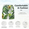thumbnail image 5 of Gaeub Watercolor Green Tropical Mens Swim Trunks Stretch Beach Shorts Quick Dry for Men Swim Shorts Swimwear with Pockets- 3X-Large, 5 of 9