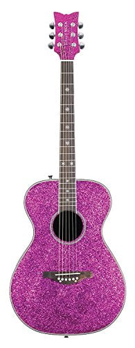 Rock Guitar Daisy Sparkle Pink Electric - | Acoustic Deep 0 Pixie