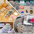 thumbnail image 3 of Rectangular Clear Plastic Box Containers, Small Plastic Containers,12 Pack Plastic Storage Containers with Lids for Beads,Earplugs,Pins, Small Items etc., 3 of 8