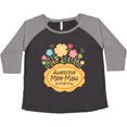 thumbnail image 3 of Inktastic Awesome Meemaw Grandmother Wildflowers Women's Plus Size T-Shirt, 3 of 5