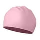 thumbnail image 2 of Gorro de baño de silicona unisex, muy elástico y cómodo para deportes acuáticos. Rosa, 2 of 9