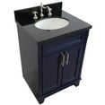 thumbnail image 3 of Bellaterra Home 400700-25-BU-BGO 25 in. Single Oval Sink Vanity with Galaxy Granite Top, Blue & Black, 3 of 11