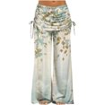 thumbnail image 7 of Yoga Pants,Clearance Women's Fashion Casual Trend Printed Elastic Straps Wide Leg Yoga Pants, 7 of 7