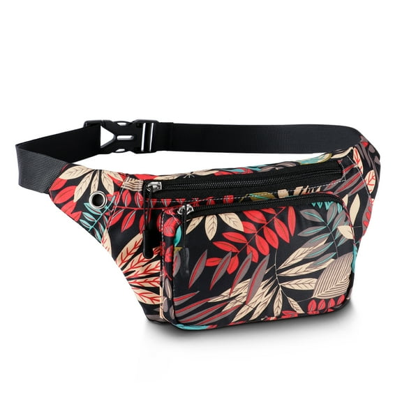 Fanny Pack for Women Men,Crossbody Fanny Pack Water Resistant Sports Waist Bag Pack, Belt Bag for Travel Hiking Running