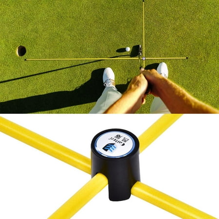 Yosoo 3 Colors 1 Pair Practice Exercice Rods Training Aid Golf Indicator Alignment Sticks, Golf Alignment Stick, Golf