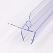 Shower door seal for 10 mm glass wall - Straight or curved shape,