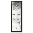 thumbnail image 2 of ArtToFrames 14" x 44" Black Panel With Silver Lip Picture Frame, 14x44 inch Multi Wood Poster Frame (WOM-5093), 2 of 7