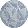thumbnail image 2 of Addison Rugs Mayfield Washable Transitional Geometric Navy Round Rug, 8' x 8', 2 of 5
